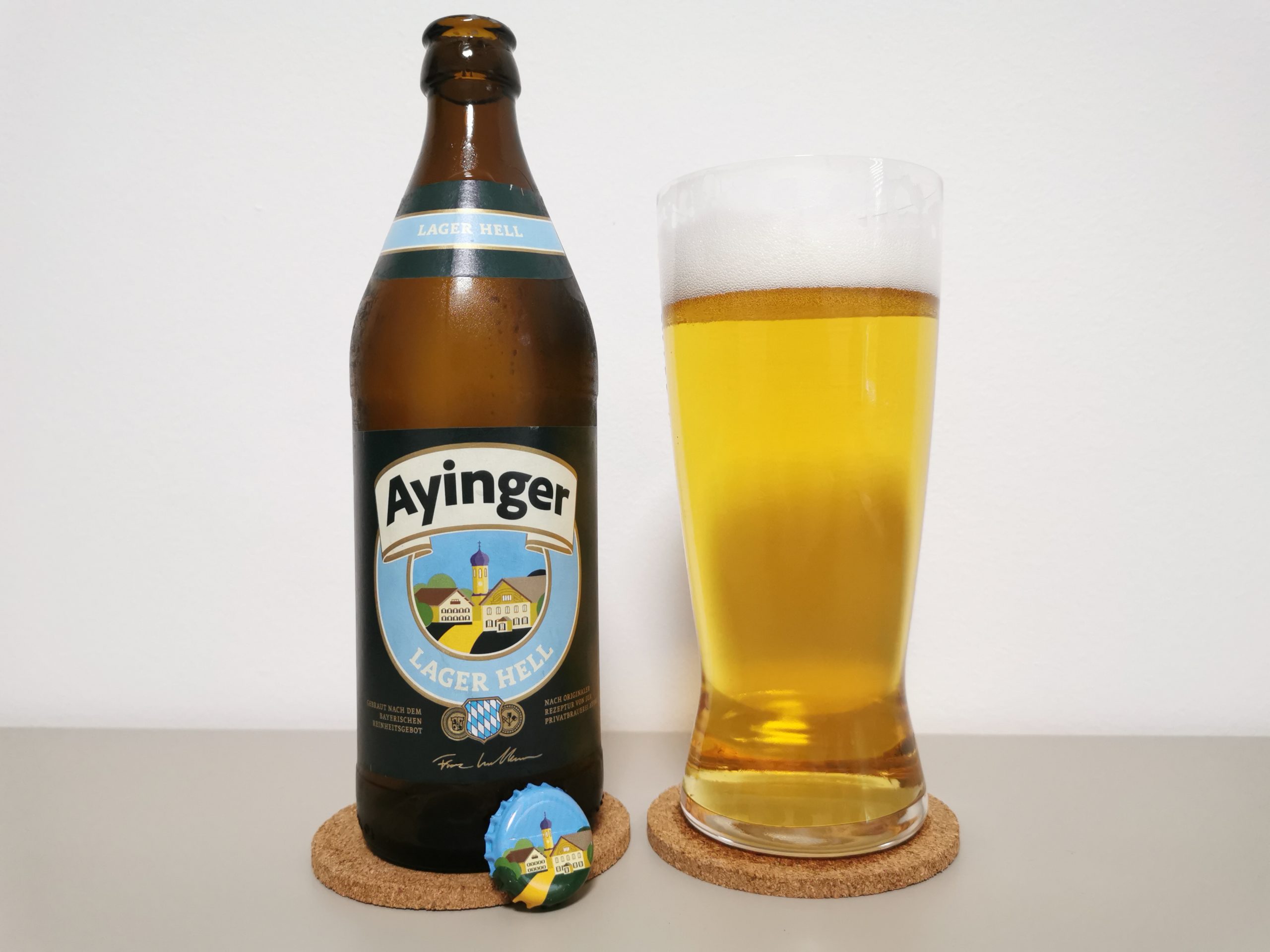 ミュンヘン郊外のビール醸造所Ayingerのヘレスを紹介＆おすすめ（アインガー）